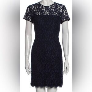 Diane von Furstenberg Stretchy Blue Dress | Shift Pullover Maternity
